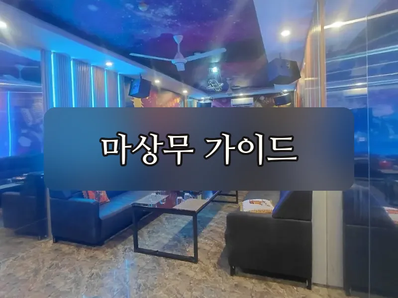 다낭 준코 가라오케 룸 전경