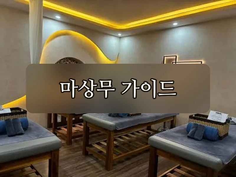 다낭 맥심스파 마사지 홀